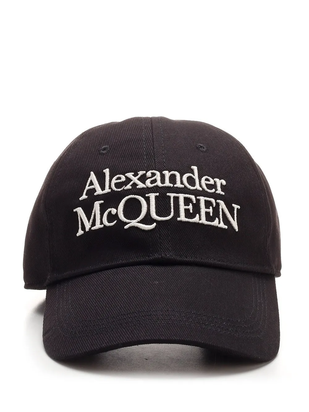 Alexander McQueen Logo Embroidered Baseball Cap