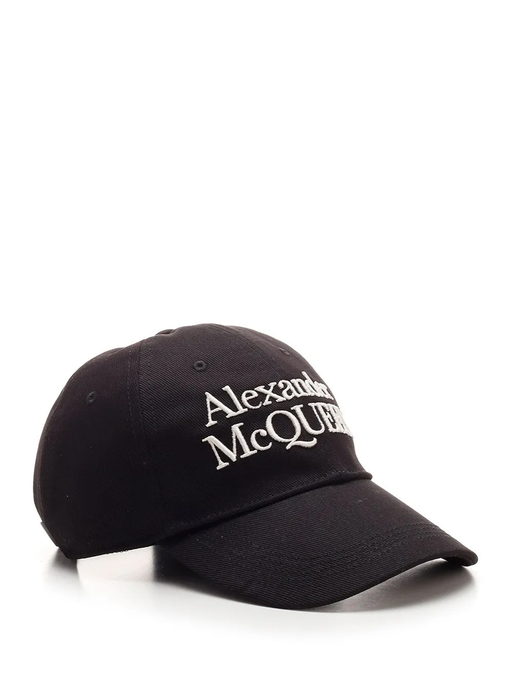 Alexander McQueen Logo Embroidered Baseball Cap