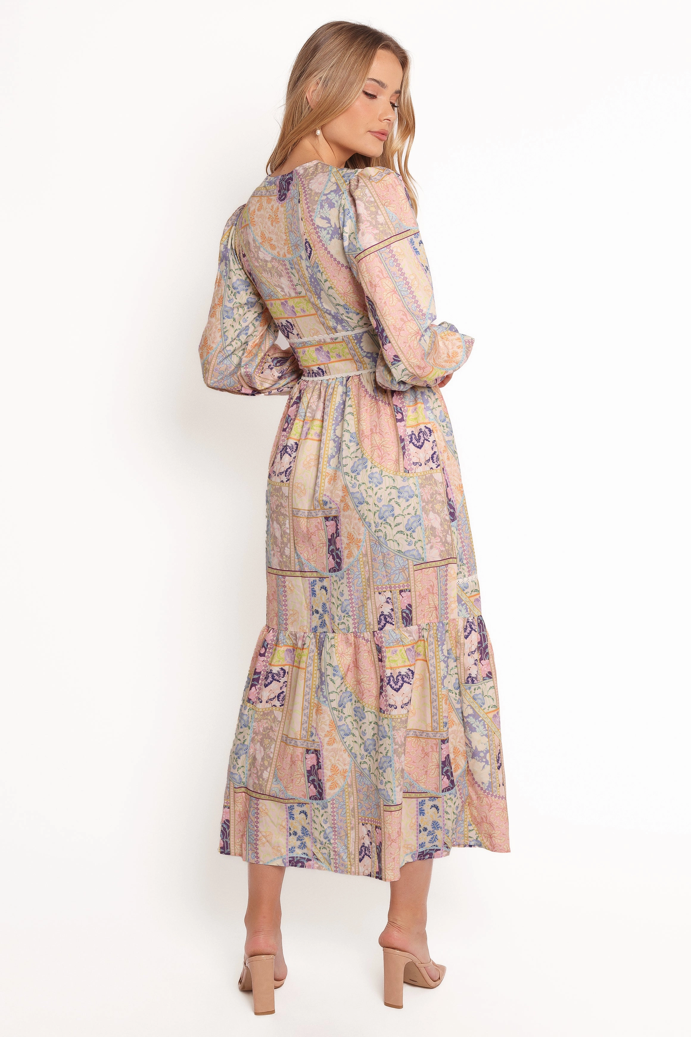 Ariella Maxi Dress - Patchwork