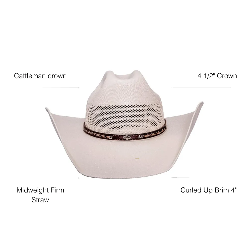 Austin | Womens Straw Cowboy Hat