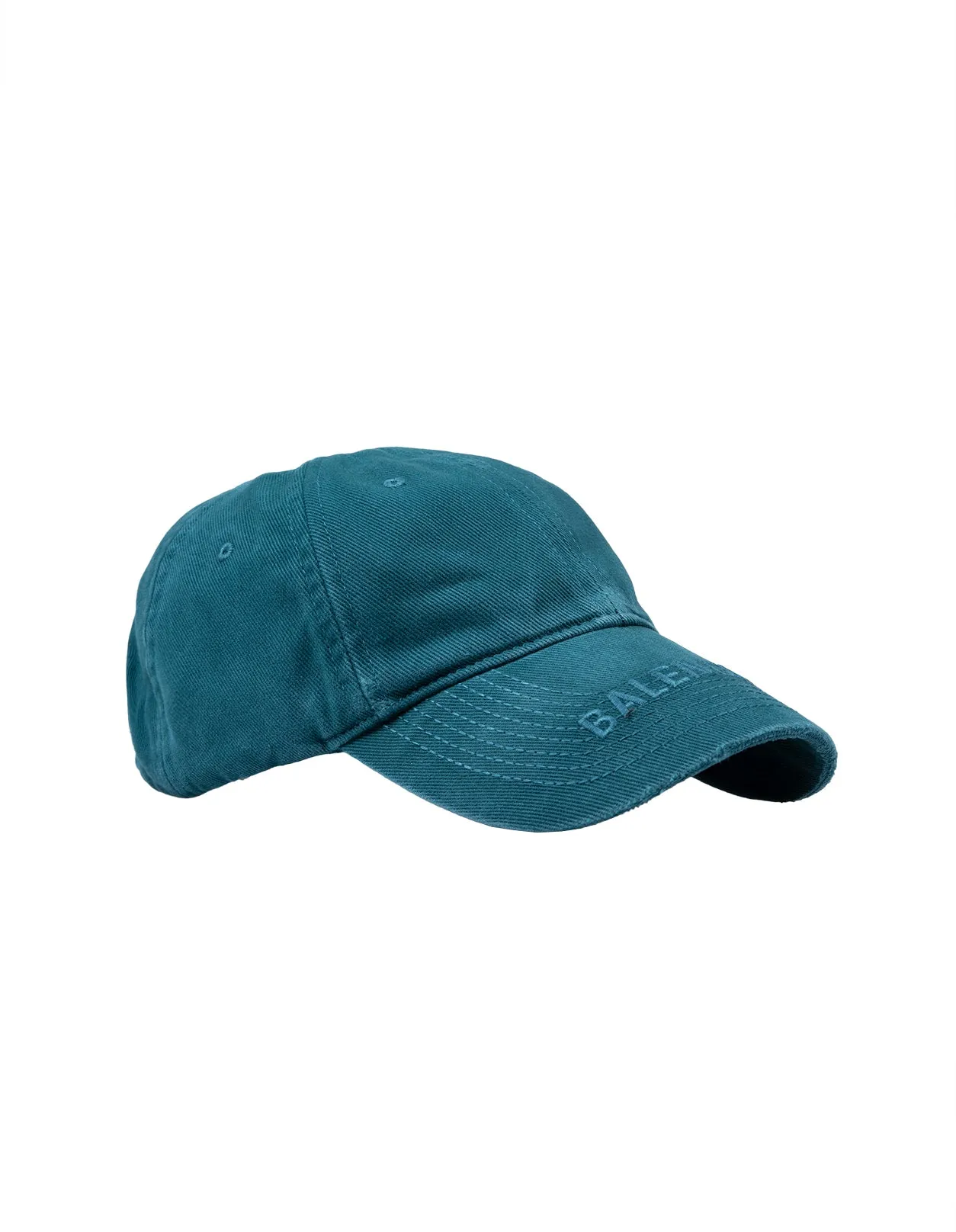 Balenciaga Logo Embroidered Distressed Baseball Cap