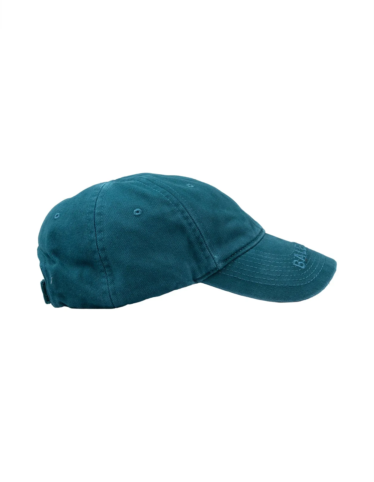 Balenciaga Logo Embroidered Distressed Baseball Cap
