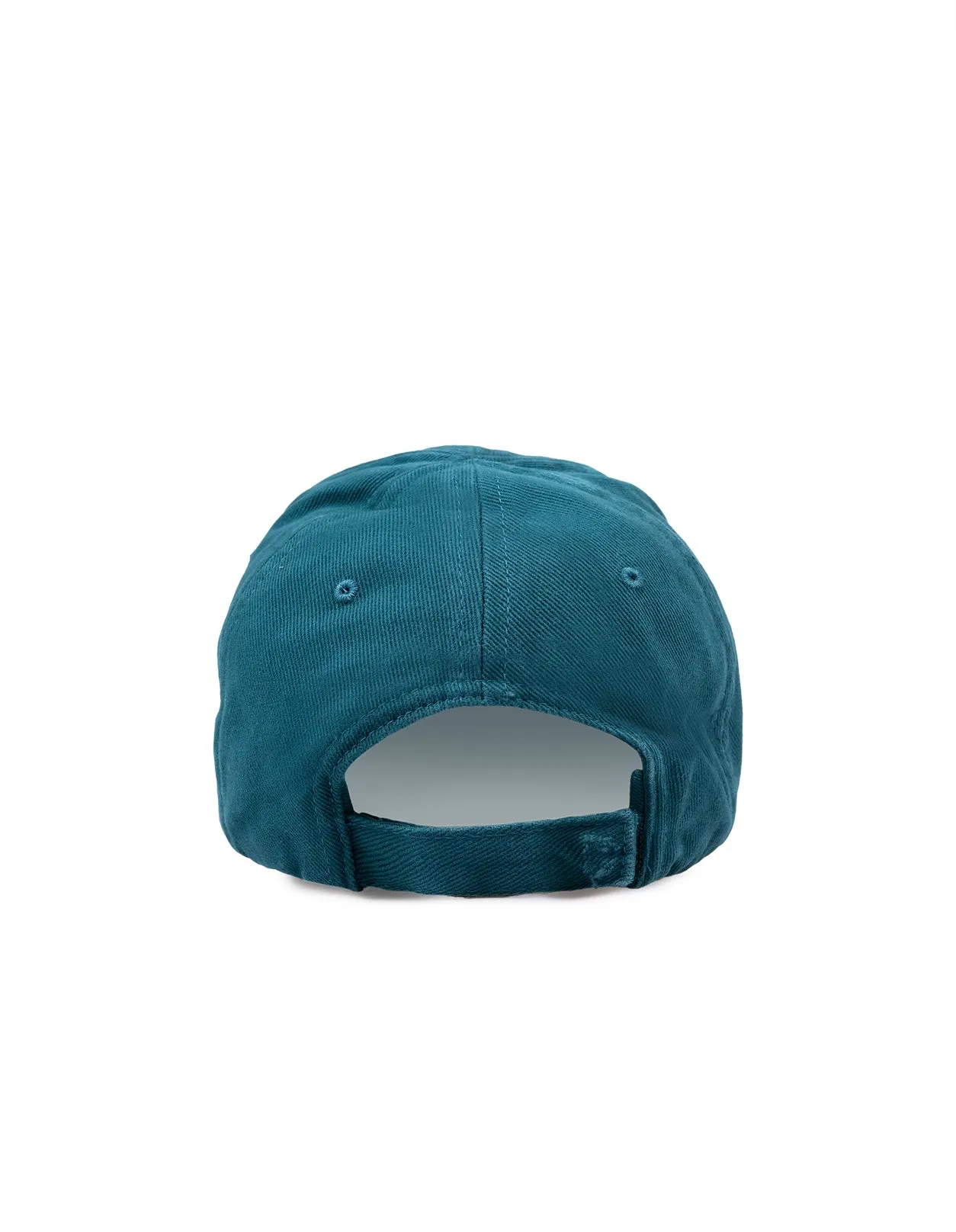 Balenciaga Logo Embroidered Distressed Baseball Cap