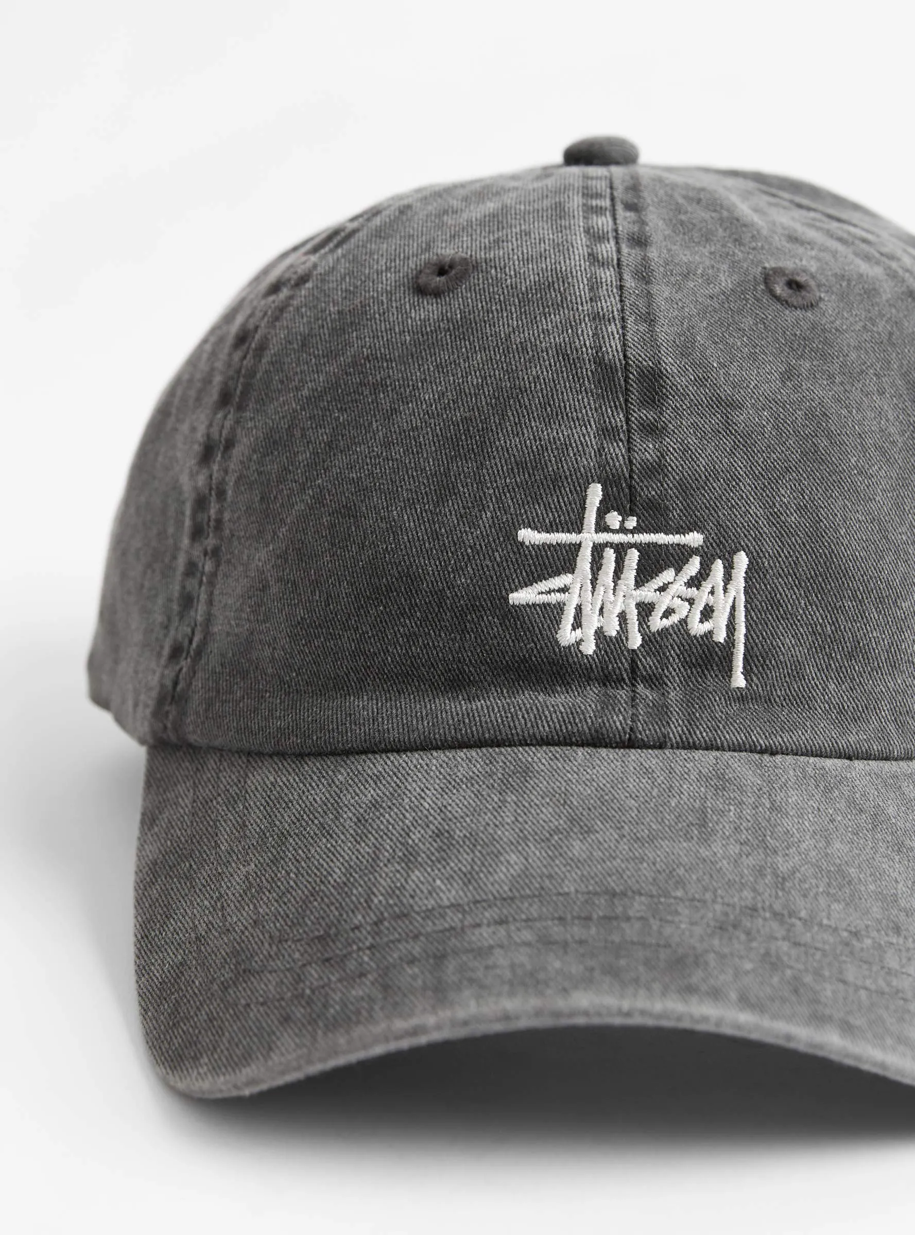 Basic Washed Low Pro Cap Charcoal