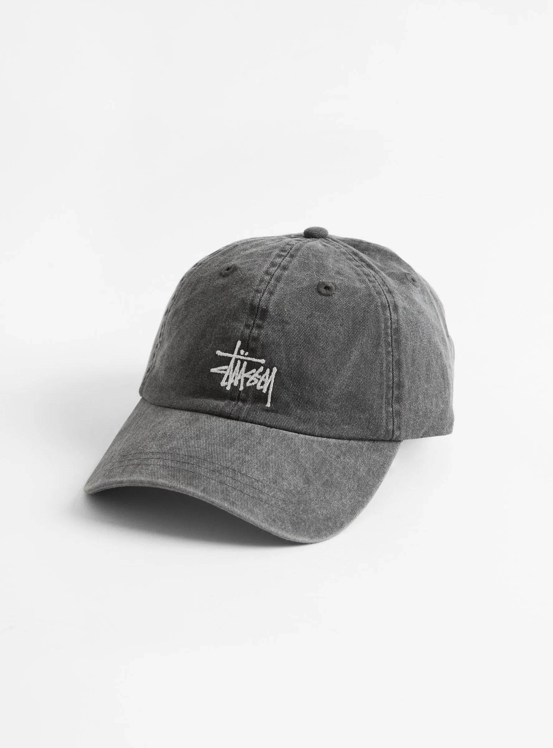 Basic Washed Low Pro Cap Charcoal