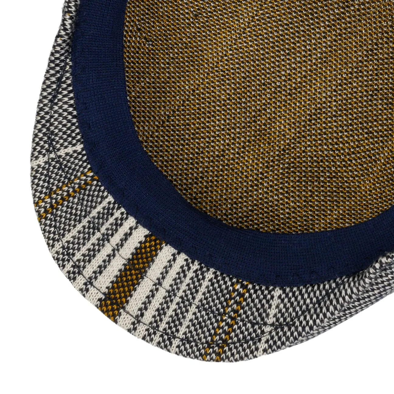 Birds Eye Stripe Flat Cap by Kangol