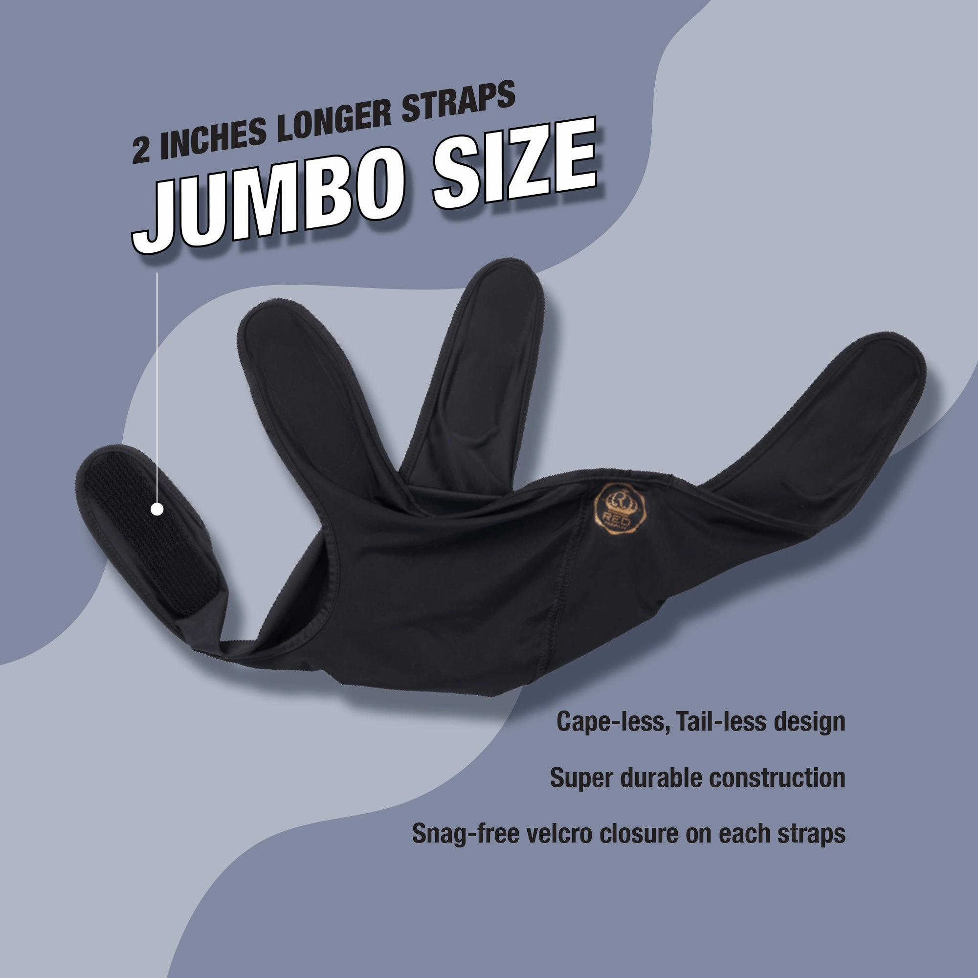 Bow Wow X Power Wave Spandex Hook & Loop Fastener Compress Durag- Choose Color