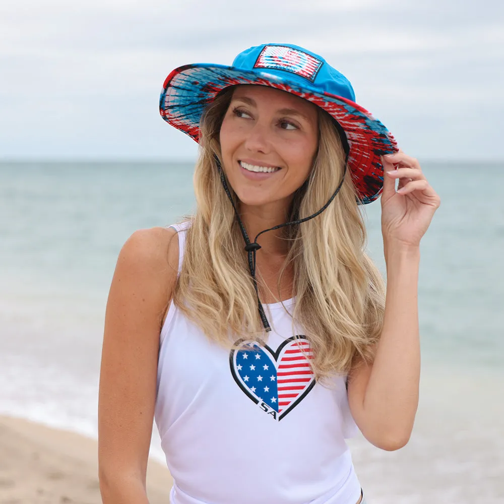 Bucket Hat | Patriotic Tie Dye