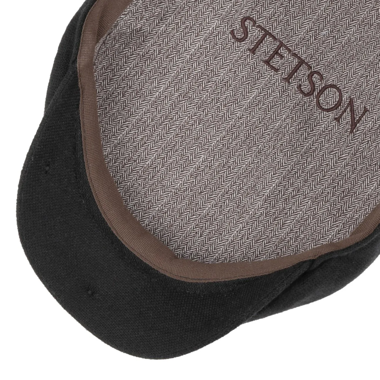Carlstown Wool Driver Flat Cap by Stetson