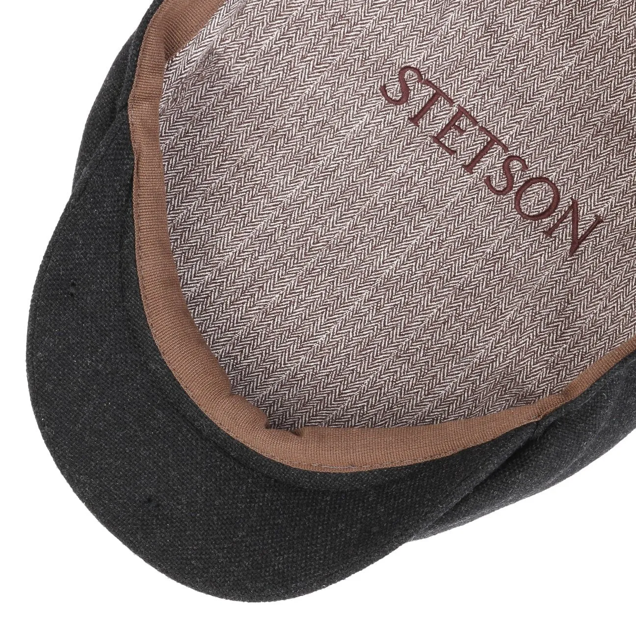 Carlstown Wool Driver Flat Cap by Stetson