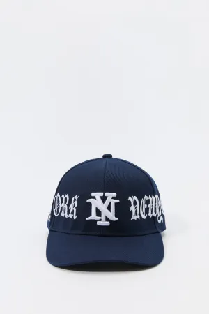 Casquette de baseball avec motif brodé City
