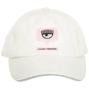 Chiara Ferragni Eyelike Patch Baseball Cap
