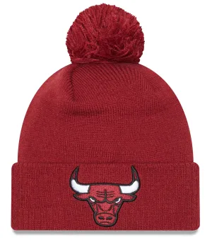 Chicago Bulls 2022 NBA City Edition New Era Alternate Cuffed Pom Knit Hat
