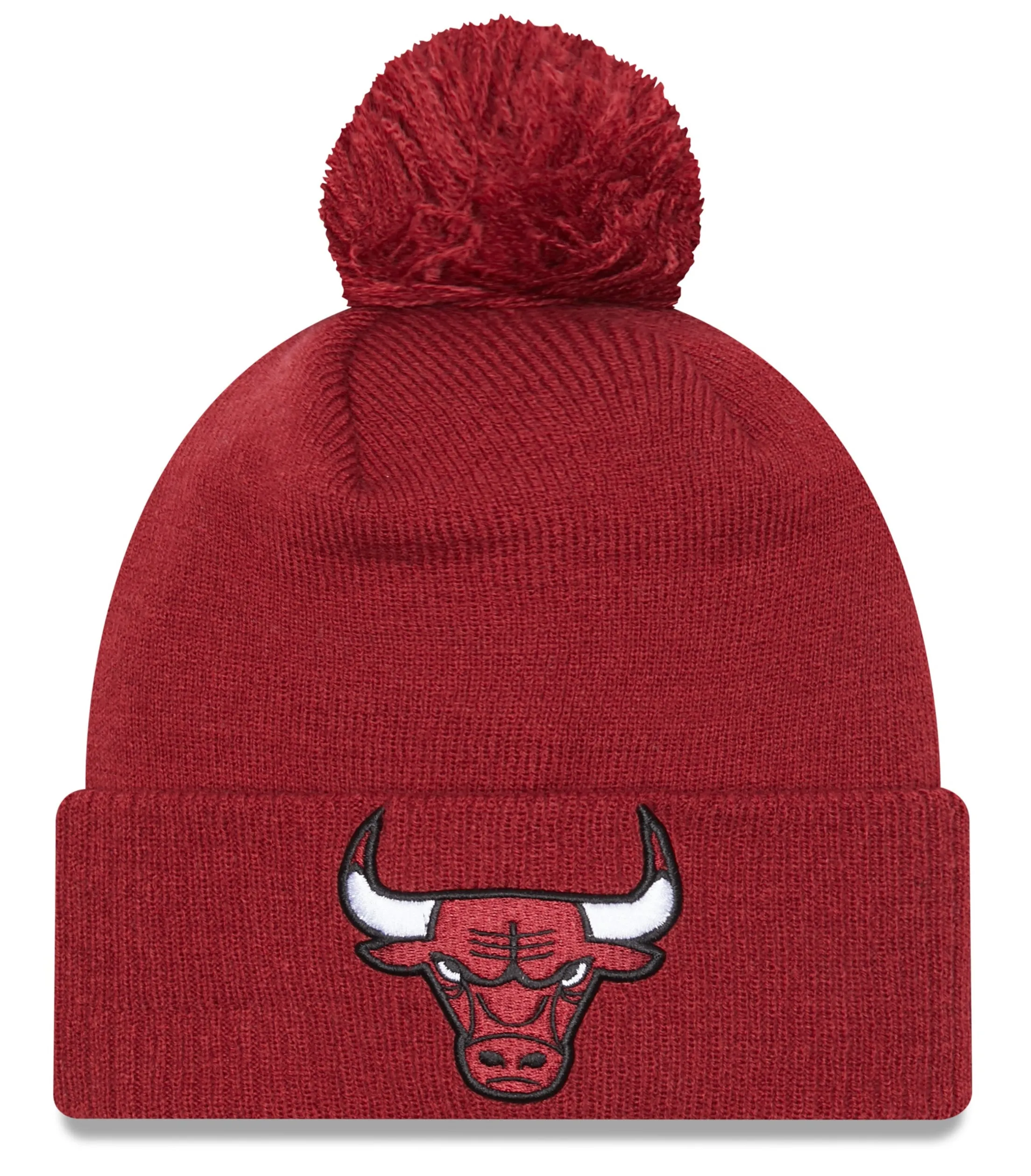 Chicago Bulls 2022 NBA City Edition New Era Alternate Cuffed Pom Knit Hat