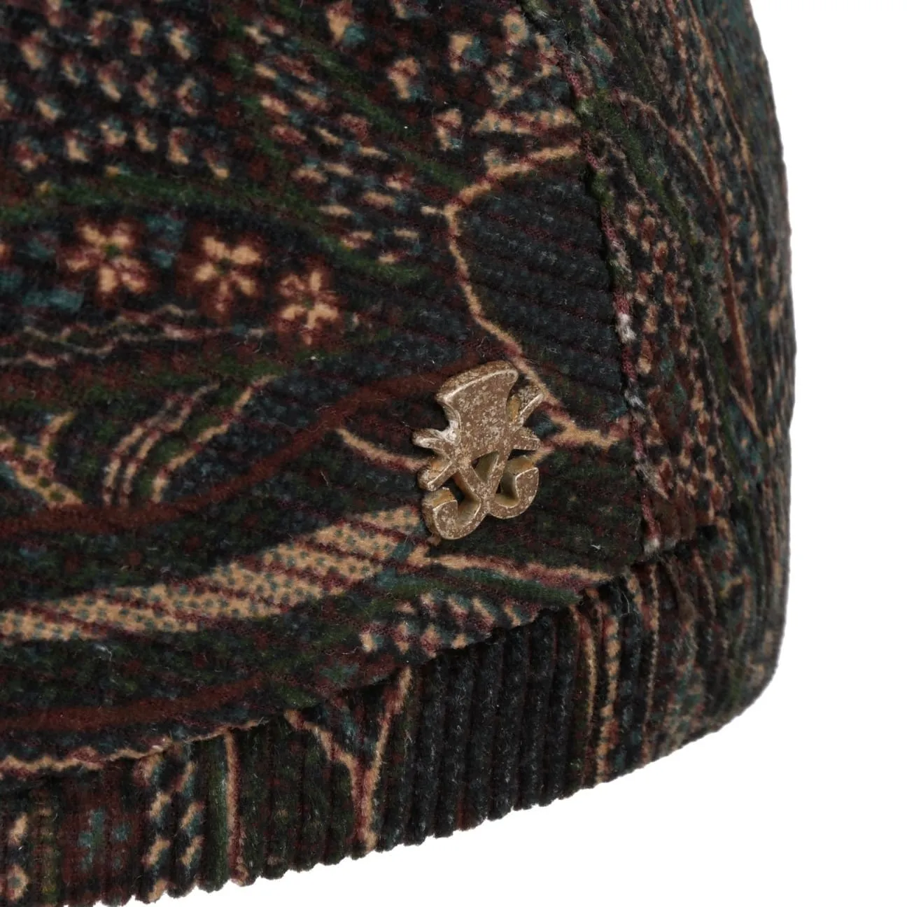 Corduroy Paisley Flat Cap Zechbauer by Mayser