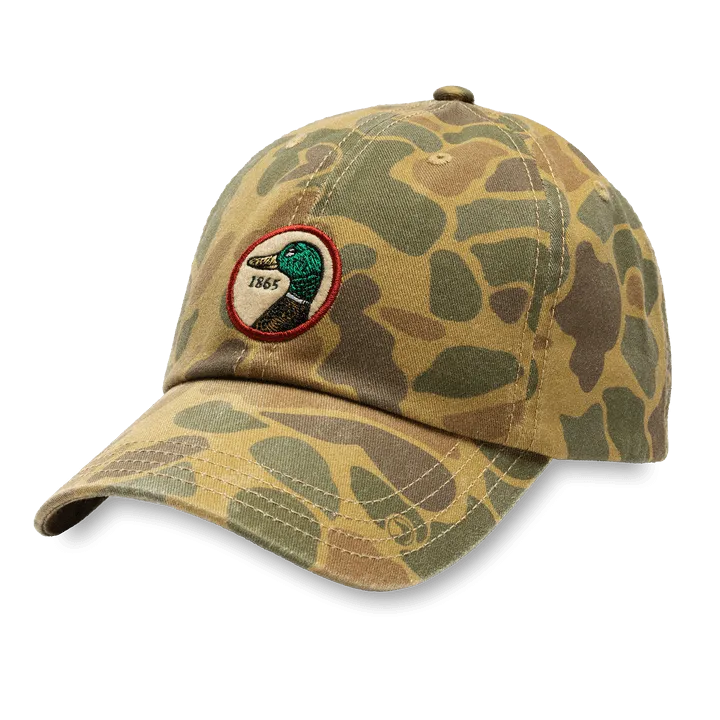 Duck Head Circle Patch Twill Hat (7 Colors)