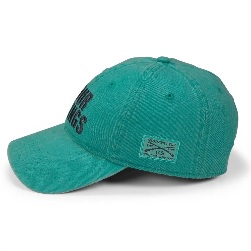 F*ck Your Feelings Dad Hat - Aqua