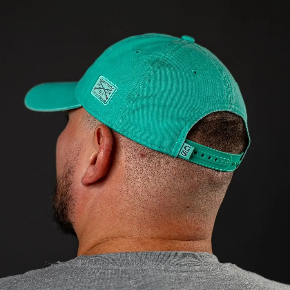 F*ck Your Feelings Dad Hat - Aqua