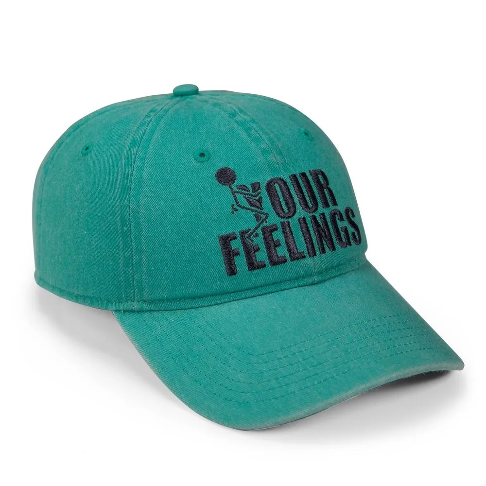 F*ck Your Feelings Dad Hat - Aqua