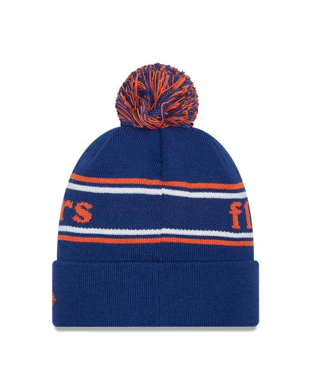 Florida Gators Royal New Era Marquee Cuffed Knit Hat with Pom