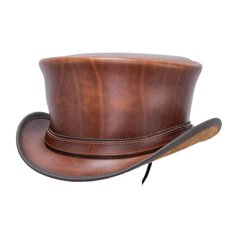 Hampton | Womens Leather Top Hat