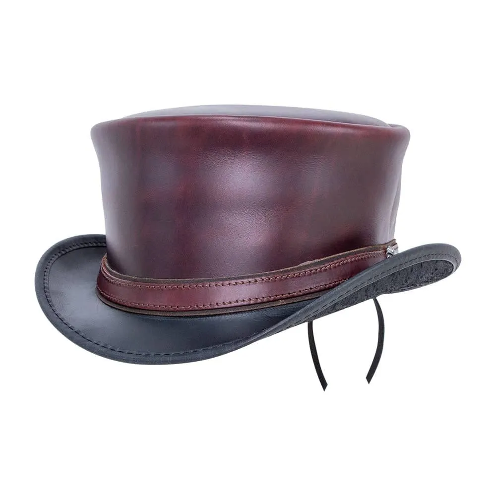 Hampton | Womens Leather Top Hat