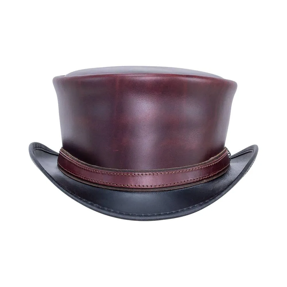 Hampton | Womens Leather Top Hat