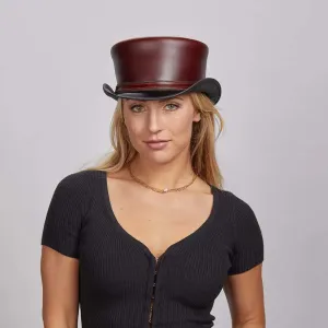 Hampton | Womens Leather Top Hat