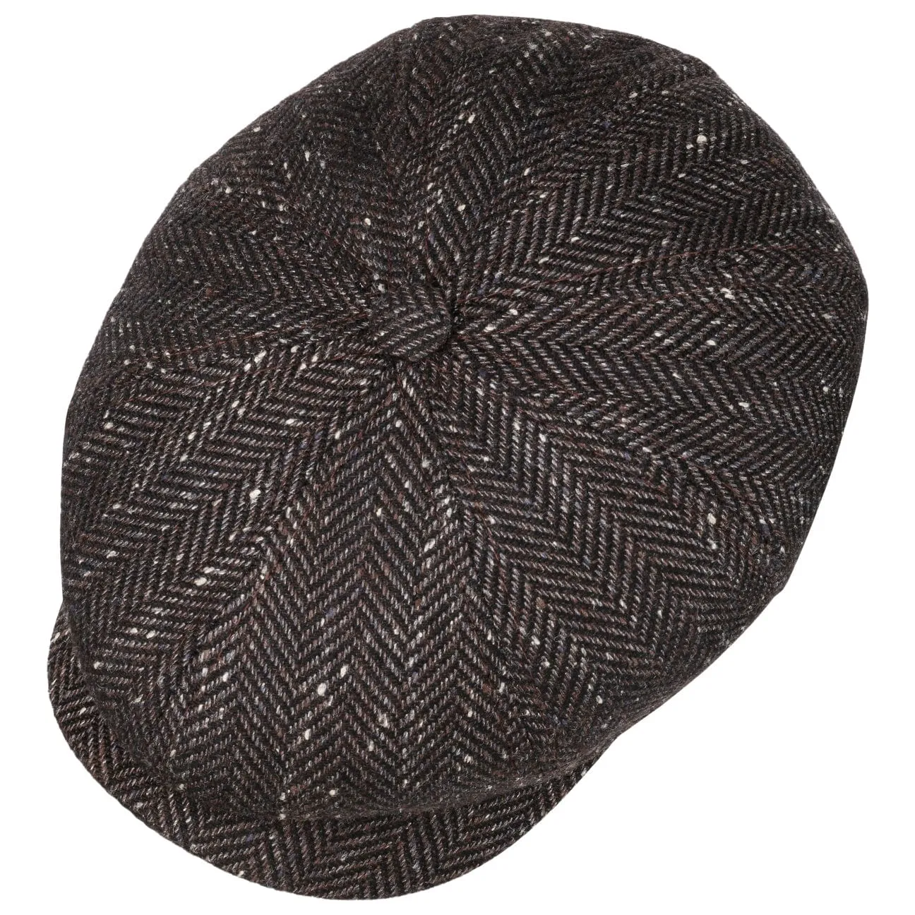 Hatteras Bright Spots Cashmere Newsboy Cap by Stetson