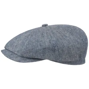 Hatteras Summer Linen Flat Cap by Stetson