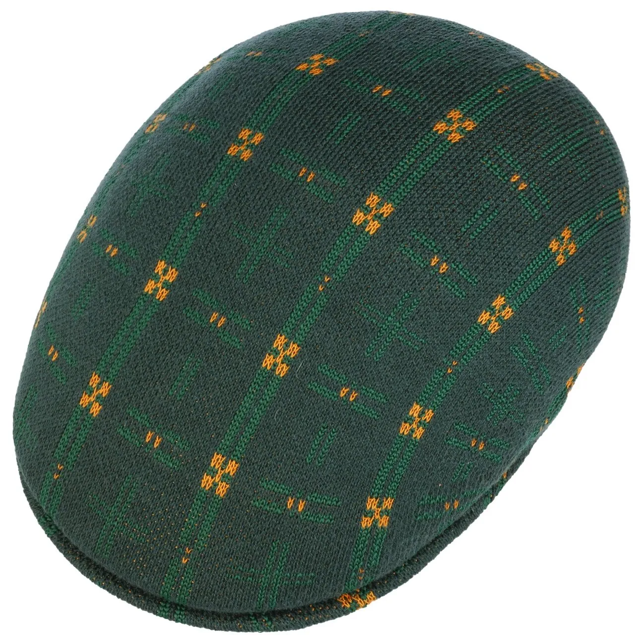 Hyper Plaid 507 Flat Cap by Kangol