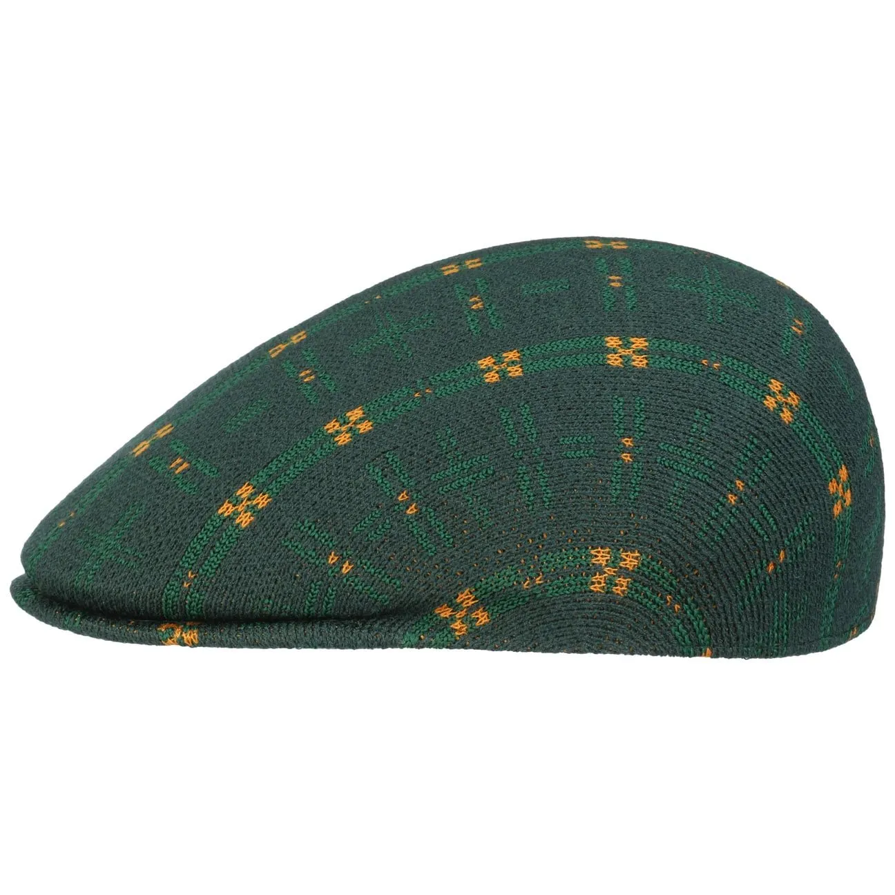Hyper Plaid 507 Flat Cap by Kangol