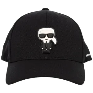 Karl Lagerfeld Graphic Logo-Print Baseball Cap