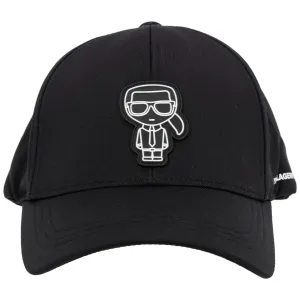 Karl Lagerfeld Graphic Logo-Print Baseball Cap