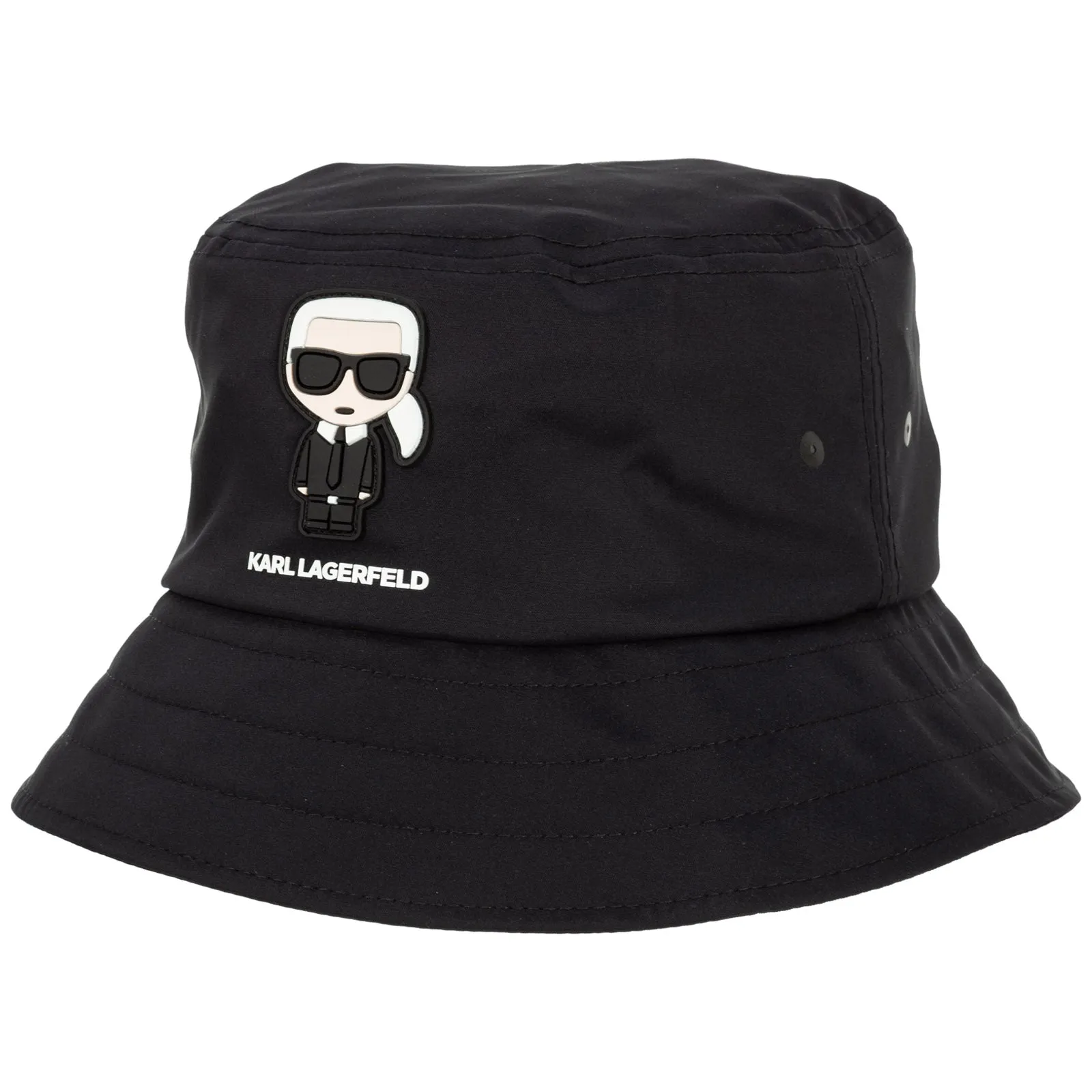 Karl Lagerfeld Graphic Logo-Print Bucket Hat