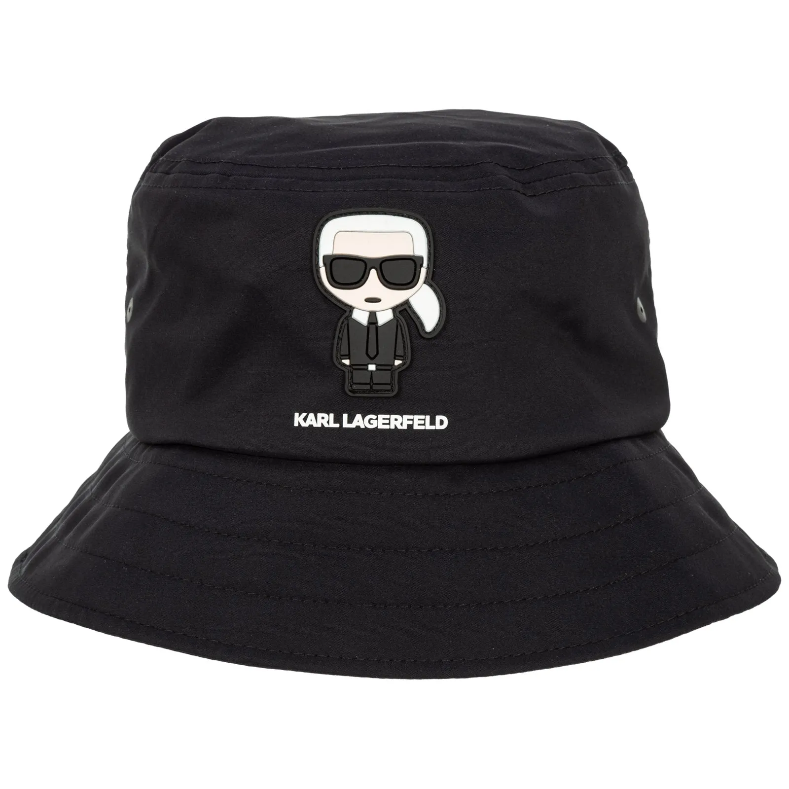 Karl Lagerfeld Graphic Logo-Print Bucket Hat