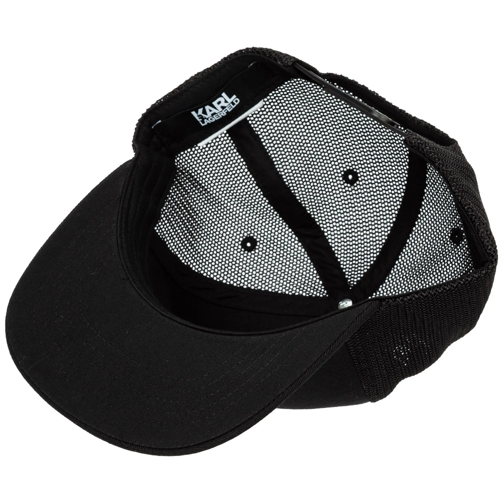 Karl Lagerfeld Logo Print Baseball Cap