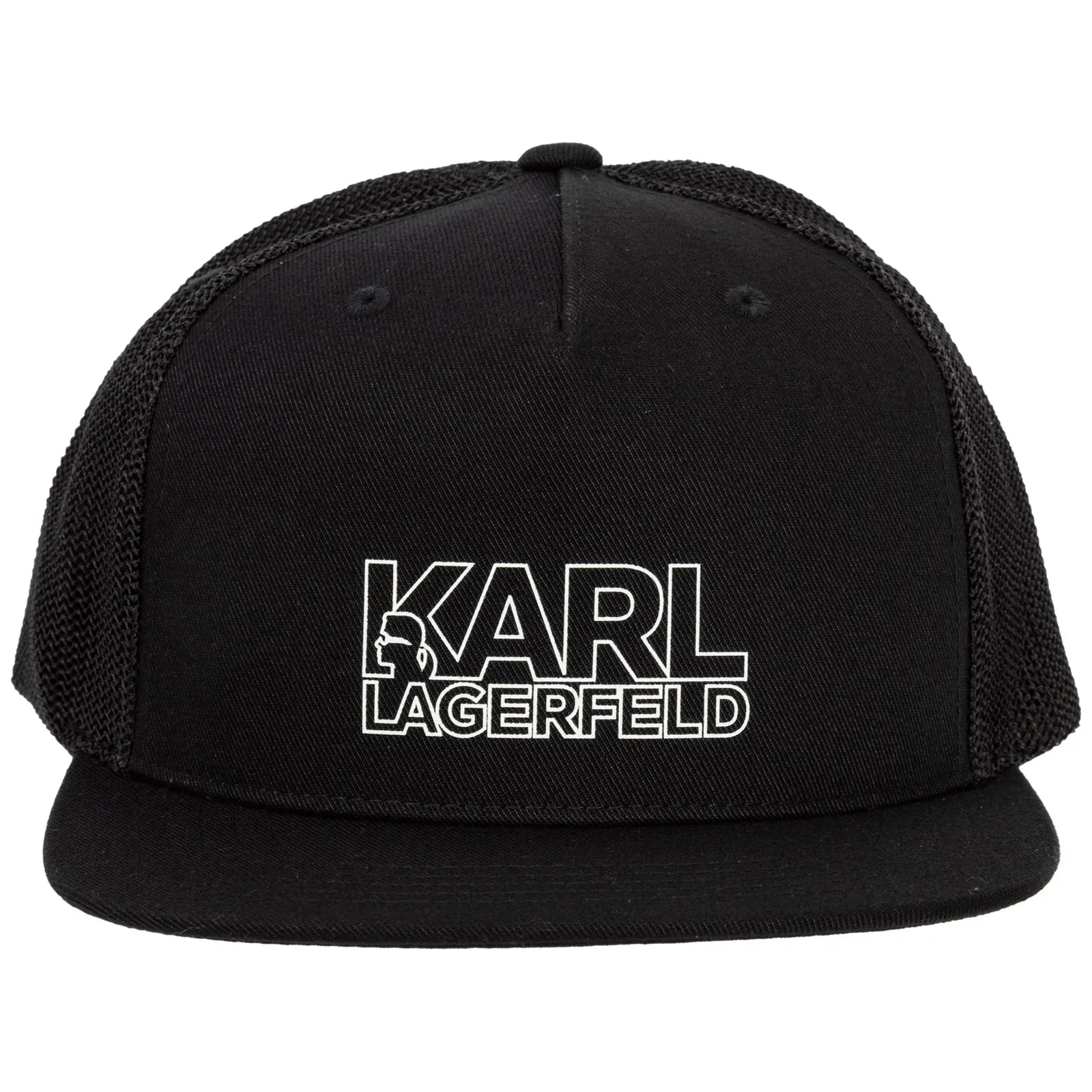 Karl Lagerfeld Logo Print Baseball Cap