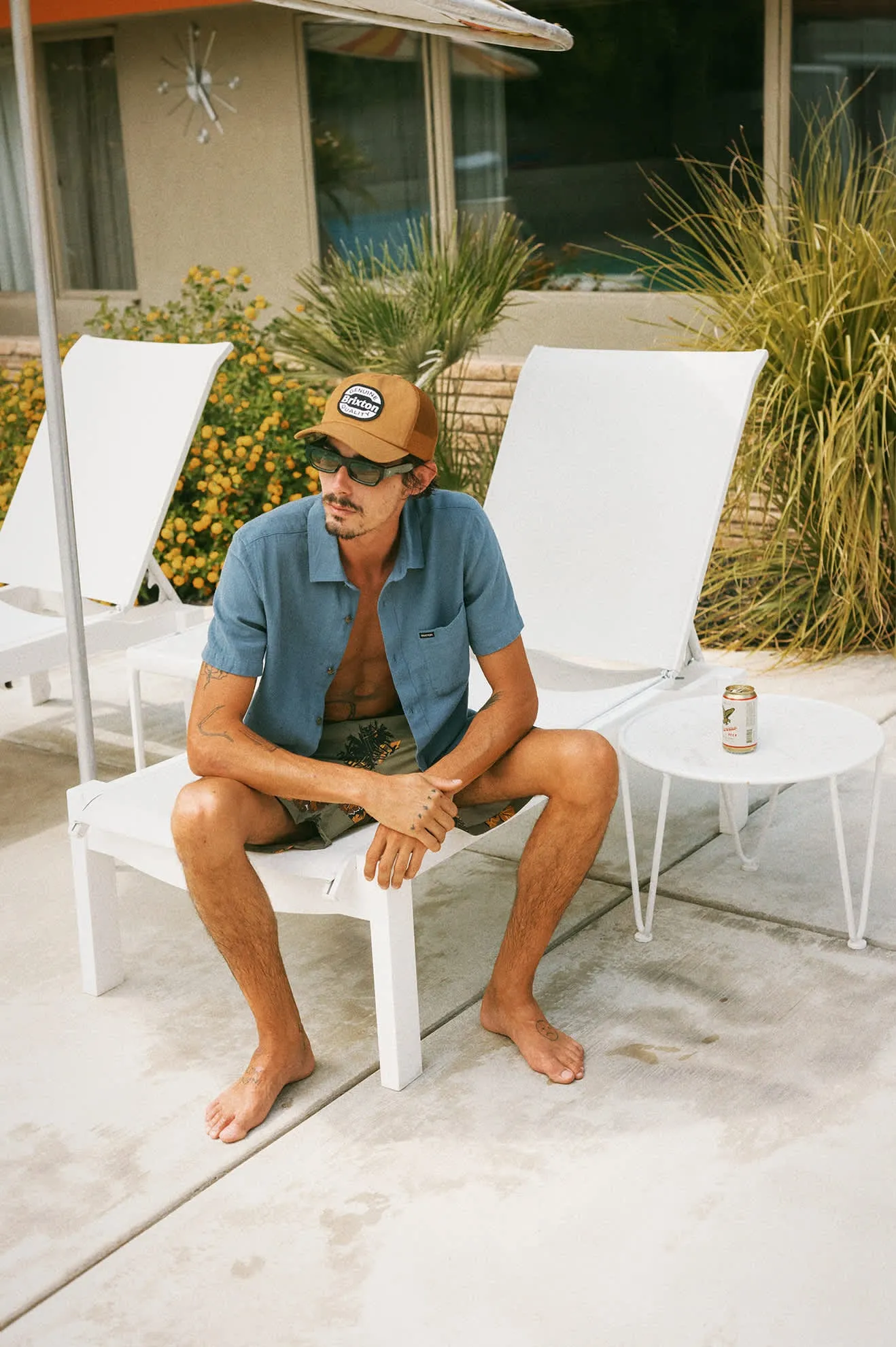 Keaton Netplus Trucker Hat - Washed Copper/Washed Copper