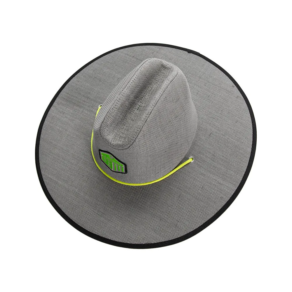 Keys Straw Hat | Split Dye | Grey