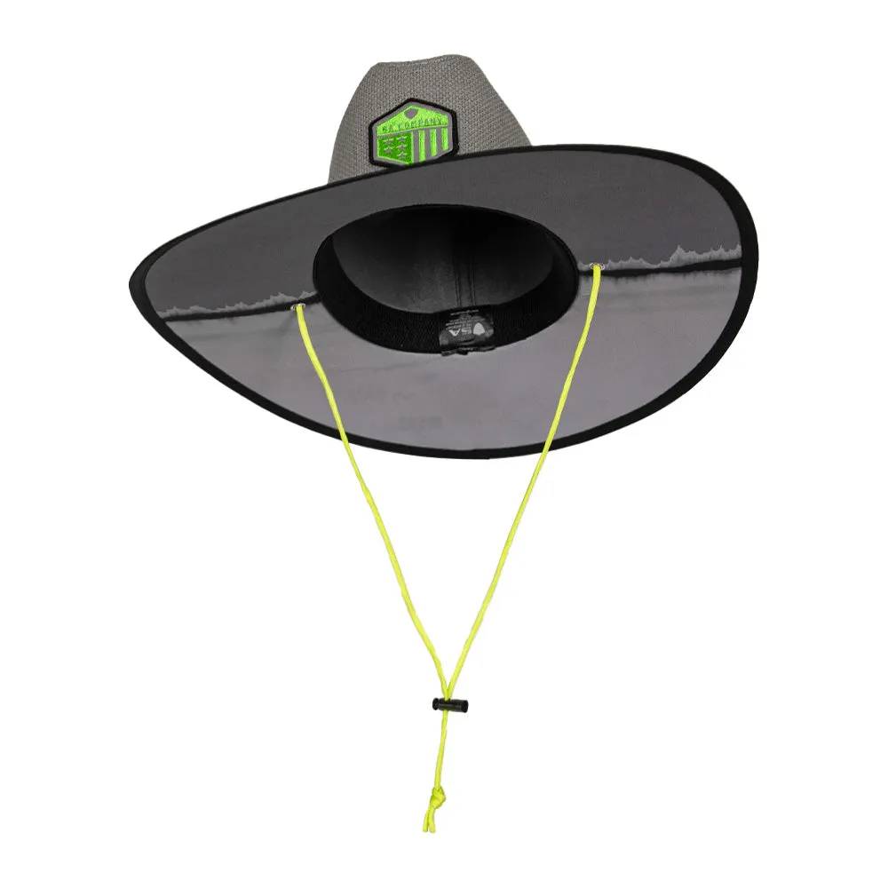 Keys Straw Hat | Split Dye | Grey