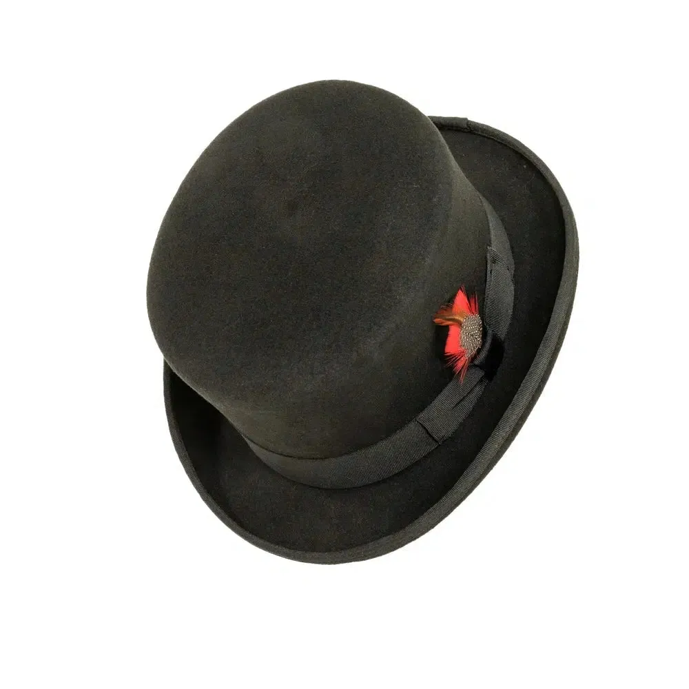 Majestic | Womens Wool Top Hat with Carriage Hat Band