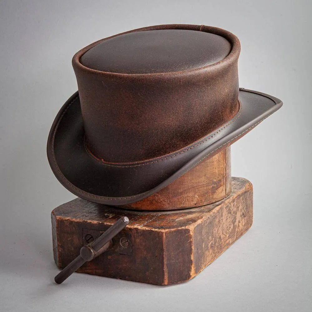 Marlow | Mens Leather Top Hat