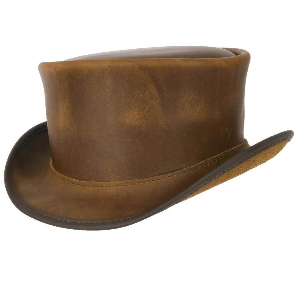 Marlow | Womens Leather Top Hat