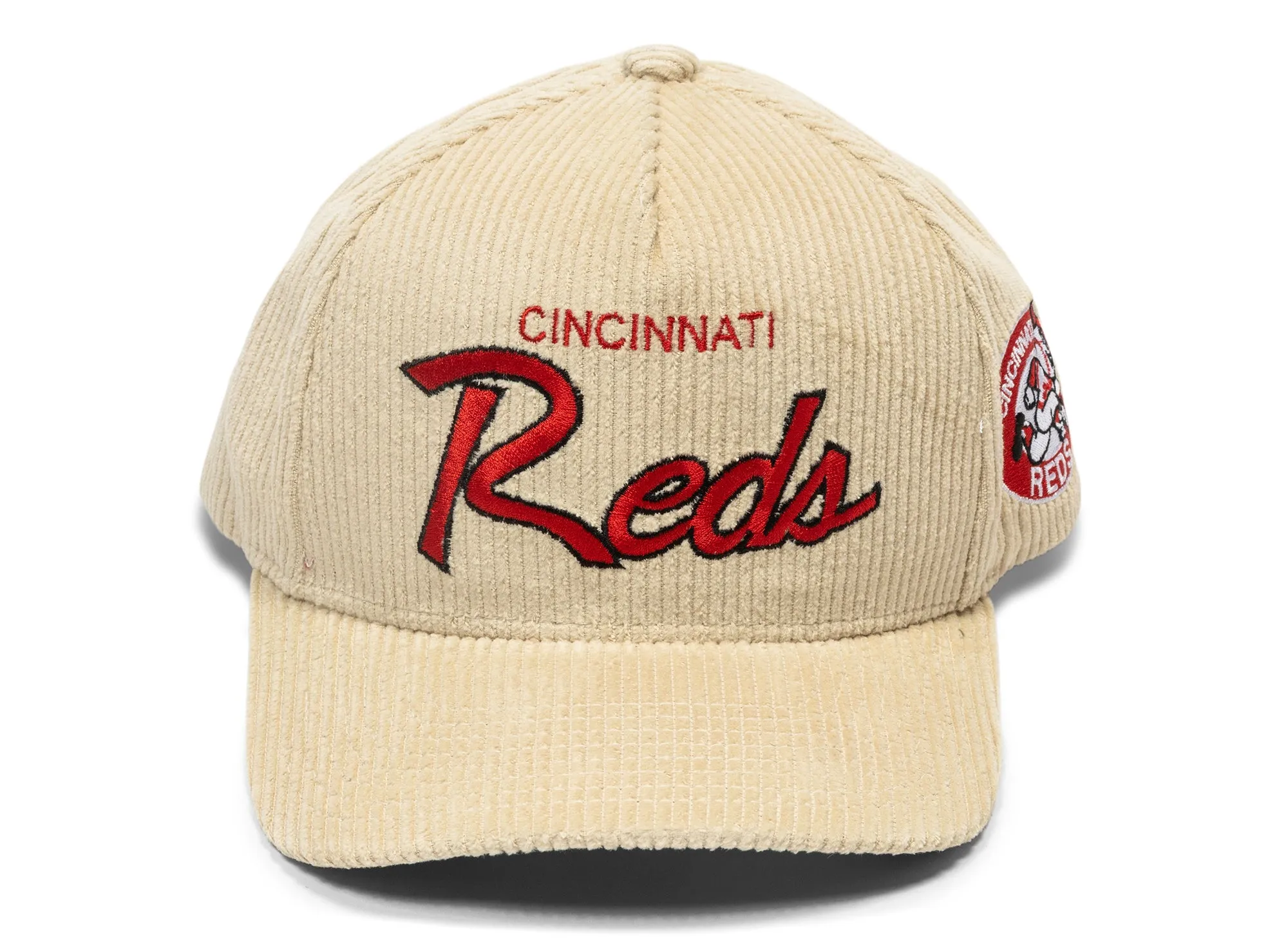 Mitchell & Ness MLB Cincinnati Reds Corduroy Off Pro Snapback Hat xld