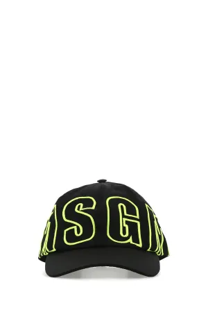 MSGM Logo Embroidered Baseball Cap