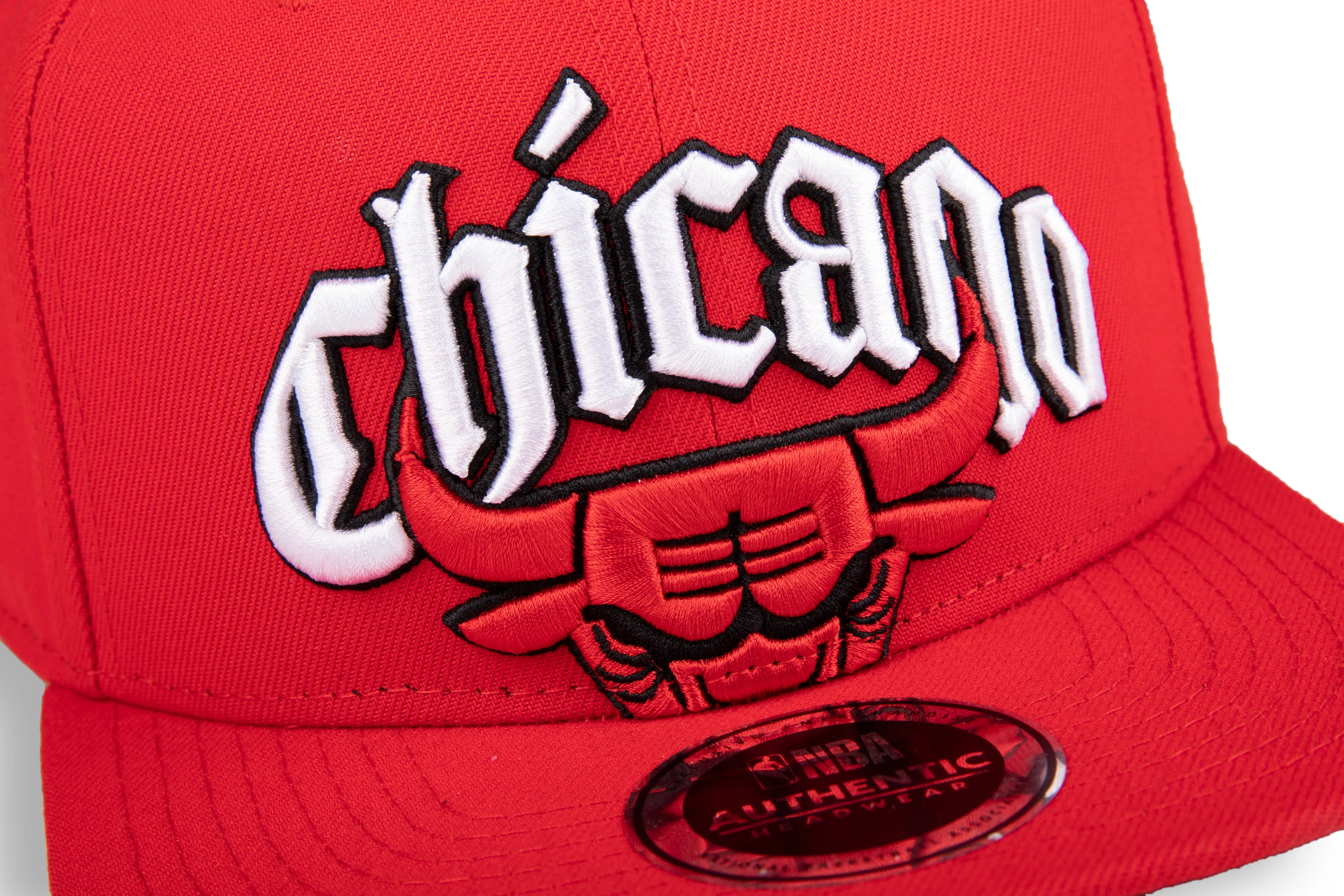 NBA Embroidered Flat Cap - Chicago Bulls