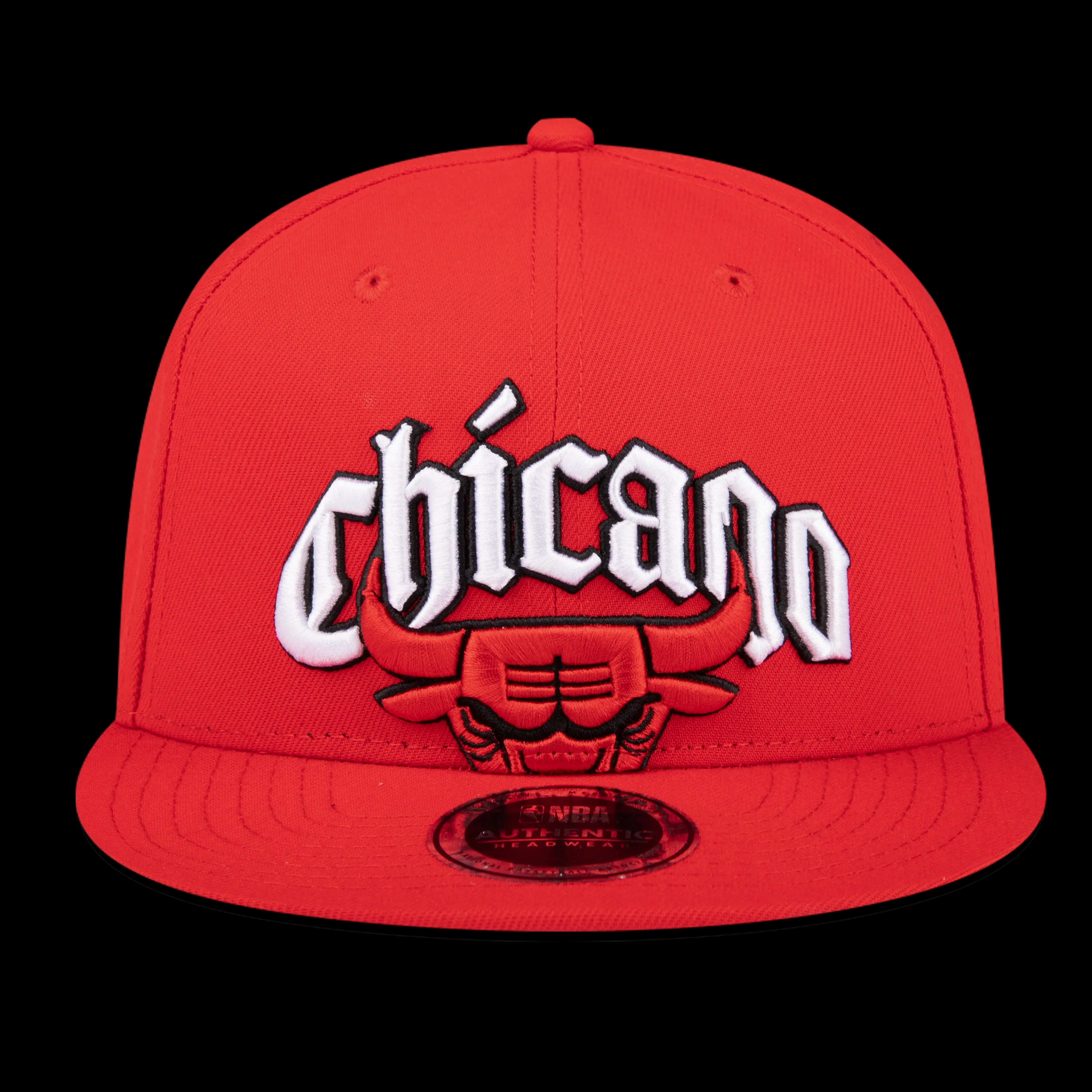 NBA Embroidered Flat Cap - Chicago Bulls