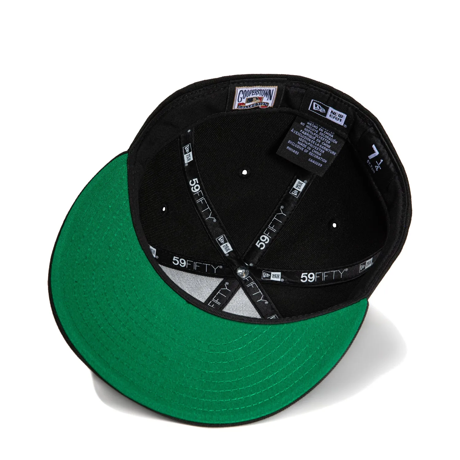 New Era 59Fifty Tampa Bay Rays Logo Patch Script Hat - Black