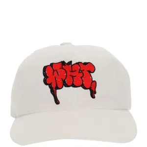 Off-White Logo Embroidered Curved Peak Baseball Cap